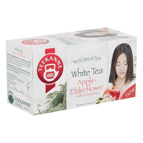 Fehér tea TEEKANNE White Tea alma-bodza 20 filter/doboz