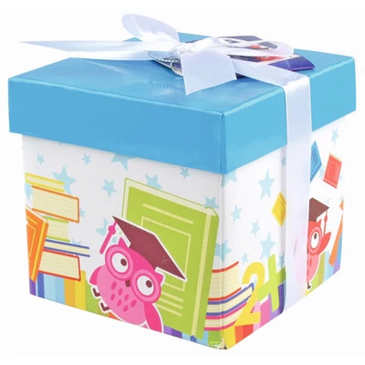 Ajándékdoboz színes Gift Box 10x10x10xcm UTOLSÓ DARAB