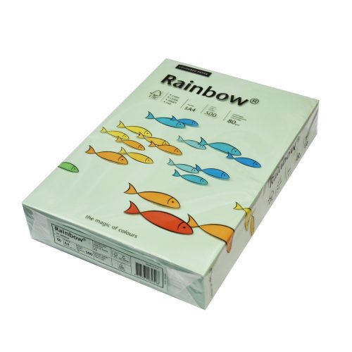 Másolópapír, színes, A4, 80g. Rainbow® 500ív/csomag, 75 középzöld