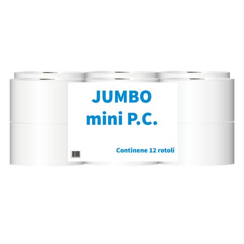 Toalettpapír 2 rétegű közületi 100% cellulóz 150 méter 12 tekercs/csomag Paperblue Jumbo Super Mini_Paperdi