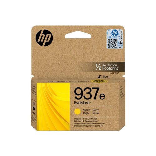 Hp 937e/4S6W8NE tintapatron yellow ORIGINAL