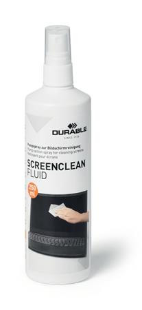 DURABLE Tisztítófolyadék, képernyőhöz, spray, 250 ml, DURABLE "SCREENCLEAN® FLUID"