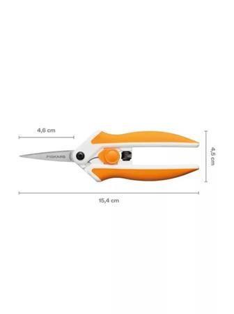 FISKARS Varróolló, 15 cm, FISKARS "EasyAction™", narancssárga