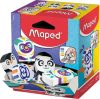 MAPED Radír display, vegyes minták, MAPED "Ergo Fun Multicolor"