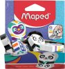 MAPED Radír display, vegyes minták, MAPED "Ergo Fun Multicolor"