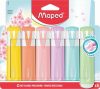 MAPED Szövegkiemelő készlet, 1-5 mm, MAPED "Fluo Peps Quality", 6 különböző pasztell szín