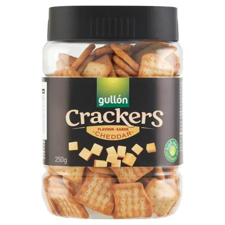 GULLÓN Kréker, 250 g, GULLÓN "Cracker", cheddar sajtos