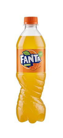 FANTA Üdítőital, szénsavas, 0,5 l, FANTA, narancs