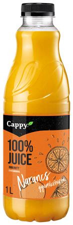 CAPPY Gyümölcslé, 100%, 1 l, rostos, CAPPY, narancs