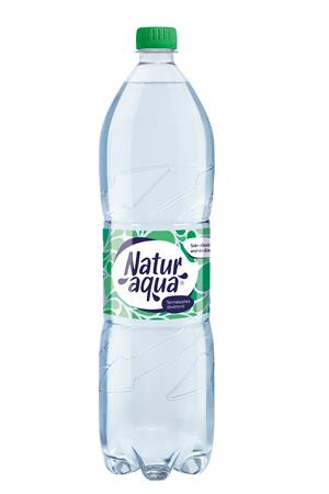 NATUR AQUA Ásványvíz, enyhe, NATUR AQUA, 1,5 l