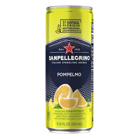 SAN PELLEGRINO Üdítőital, szénsavas, 0,33 l, SAN PELLEGRINO, grapefruit