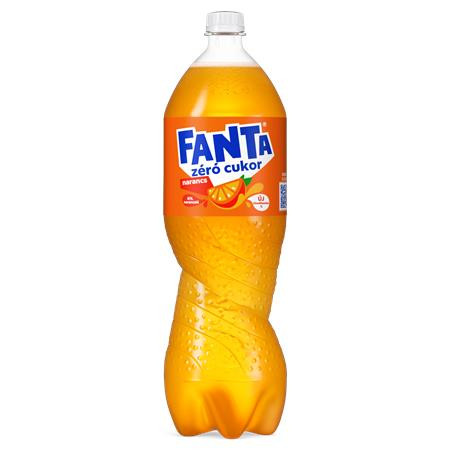 FANTA Üdítőital, szénsavas, 1,75 l, FANTA "Fanta Zero"