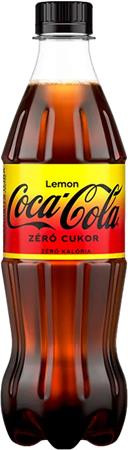 COCA COLA Üdítőital, szénsavas, 0,5l, COCA COLA "Coca Cola Zero Lemon"