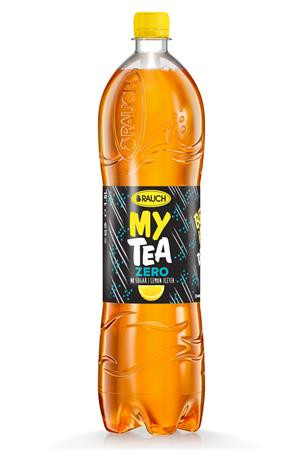 RAUCH Üdítőital, szénsavmentes, cukormentes, 1,5 l, RAUCH "Mytea ZERO", citrom