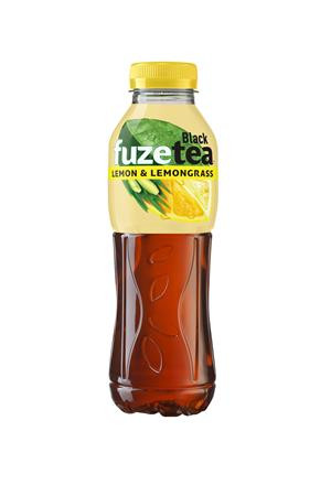 FUZETEA Üdítőital, szénsavmentes, 0,5 l, FUZETEA, citrom-citromfű