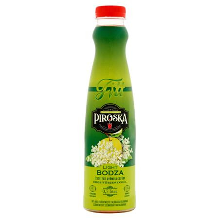 PIROSKA Szörp, light, 0,7 l, PIROSKA "Fitt", bodza