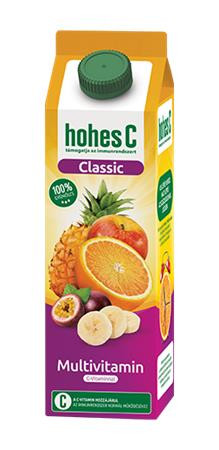 HOHES C Gyümölcslé, 100%, 1 l, HOHES C, multivitamin