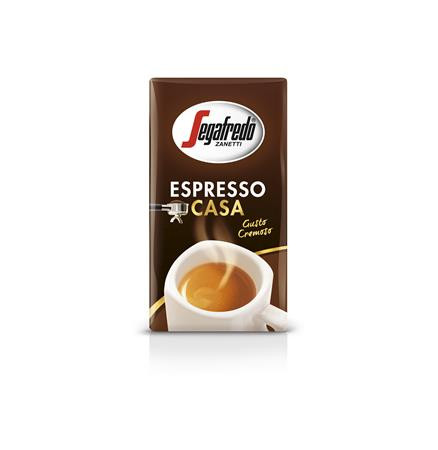 SEGAFREDO Kávé, pörkölt, őrölt, vákuumos csomagolásban, 250 g, SEGAFREDO, "Espresso Casa"