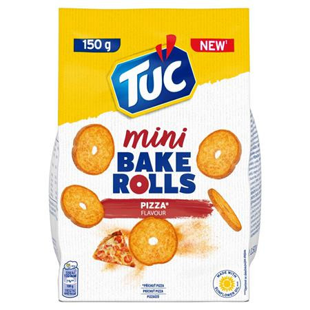 TUC Pirított kenyérkarika, 150 g, TUC "Mini Bake Rolls", pizza