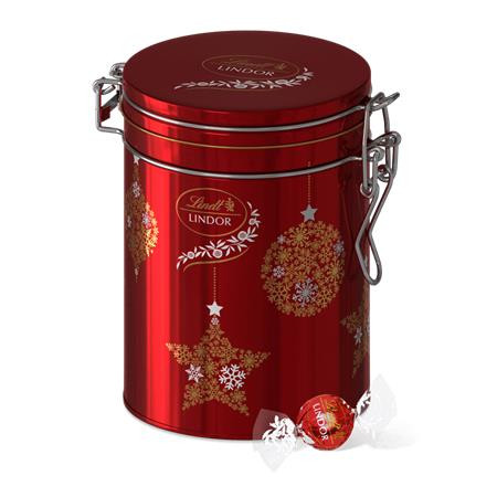 LINDT Desszert, 150 g, tin, LINDT "Lindor", tejcsokoládé