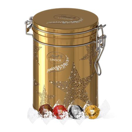 LINDT Desszert, 150 g, tin, LINDT "Lindor", vegyes