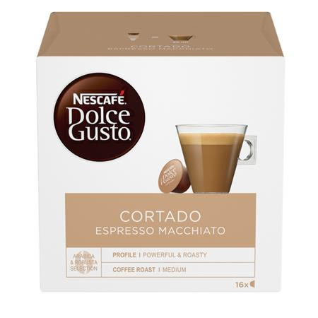 NESCAFE DOLCE GUSTO Kávékapszula, 16 db,  NESCAFÉ DOLCE GUSTO "Cortado Espresso Macchiato "