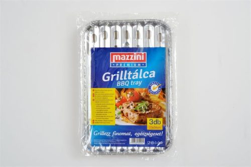 MAZZINI Grilltálca, 3 db, MAZZINI