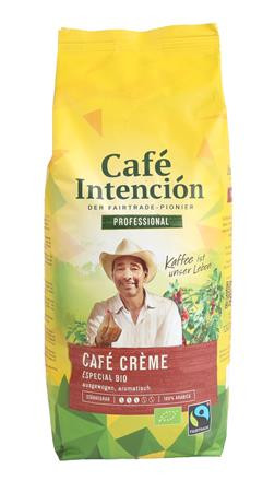 CAFÉ INTENCIÓN Kávé, pörkölt, szemes, 1000 g, CAFÉ INTENCIÓN "Professional Café Créme Especial BIO"