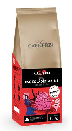 CAFE FREI Kávé, pörkölt, őrölt, 200 g, CAFE FREI "Tokiói Málna Csokoládéval"