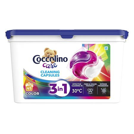 COCCOLINO Mosókapszula, 45 db, COCCOLINO "Care Color"