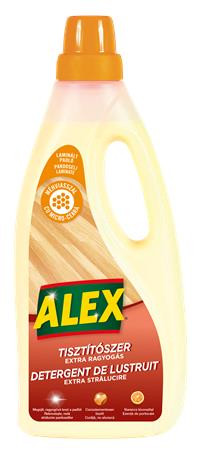 ALEX Padlótisztító folyadék, laminált padlóhoz, 750 ml, ALEX "Extra ragyogás", narancs illattal