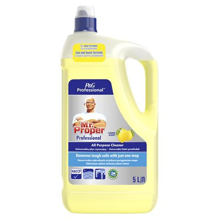 MR PROPER Univerzális padló-és felülettisztító, 5 l, MR PROPER, lemon