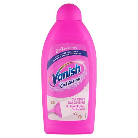 VANISH Szőnyegtisztító sampon, kézi, 0,5 l, VANISH "Oxi Action"