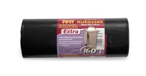 TUTI Szemeteszsák, 160 l, 10 db, TUTI "Extra"