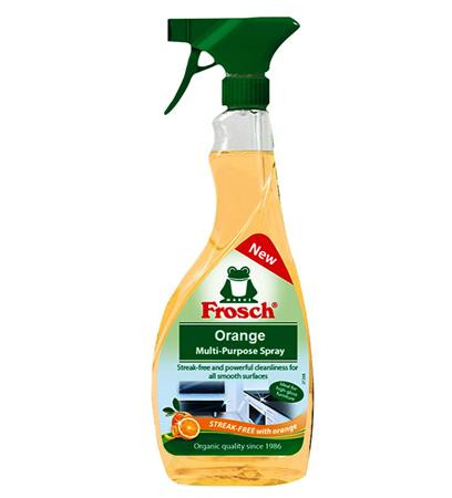 FROSCH Általános felülettisztító spray, 500 ml, FROSCH, narancs