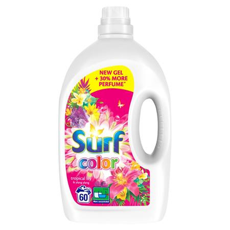 SURF Mosógél, 60 mosáshoz, 3 l, SURF "Tropical"