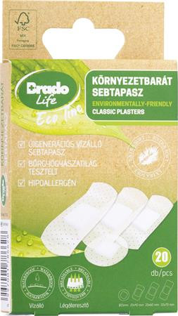 BRADO Sebtapasz, vízálló, 20 db, 4 méretben, BRADOLIFE "Eco line"