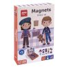 APLI Mágneses készségfejlesztő készlet, 40 db, APLI Kids "Magnets", öltözködés