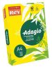 REY Másolópapír, színes, A4, 80 g, REY "Adagio", intenzív sárga