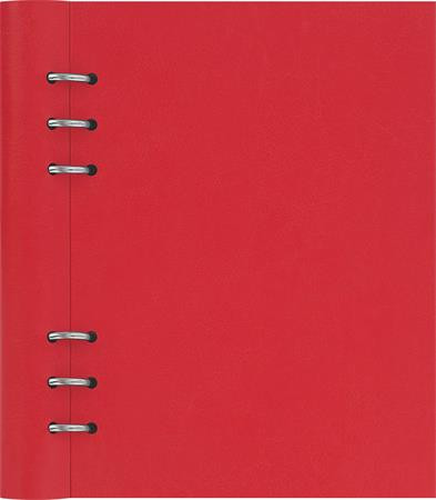 FILOFAX Tervező, naptár és füzet betéttel, A5, FILOFAX "Clipbook Classic", piros