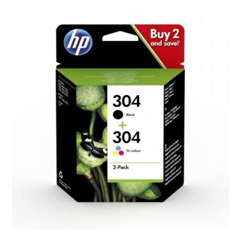 HP 3JB05AE No.304 fekete+színes eredeti tintapatron multipack