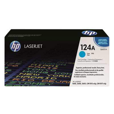 HP Q6001A (124A) kék eredeti toner