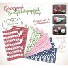 Karácsonyi kreatív scrapbookpapírok 30x30 cm 24 lap piros-zöld