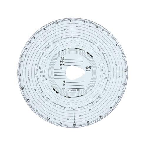 Tachográf korong 125 km/1 nap 100 db/doboz