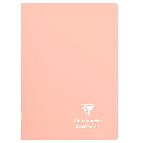 Füzet Clairefontaine Koverbook Blush A/5 48 lapos PP borítású vonalas korall