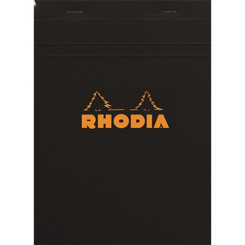 Jegyzettömb Clairefontaine Rhodia Black A/5 80 lapos kockás