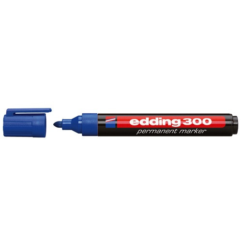 Marker Edding 300 permanent kék