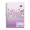 PUKKA PAD Spirálfüzet, A5, vonalas, 100 lap, PUKKA PAD "Irlen Jotta Lavender"