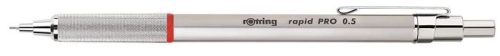 ROTRING Nyomósirón, 0,5 mm, ROTRING "Rapid Pro", ezüst