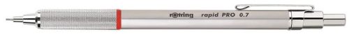 ROTRING Nyomósirón, 0,7 mm, ROTRING "Rapid Pro", ezüst